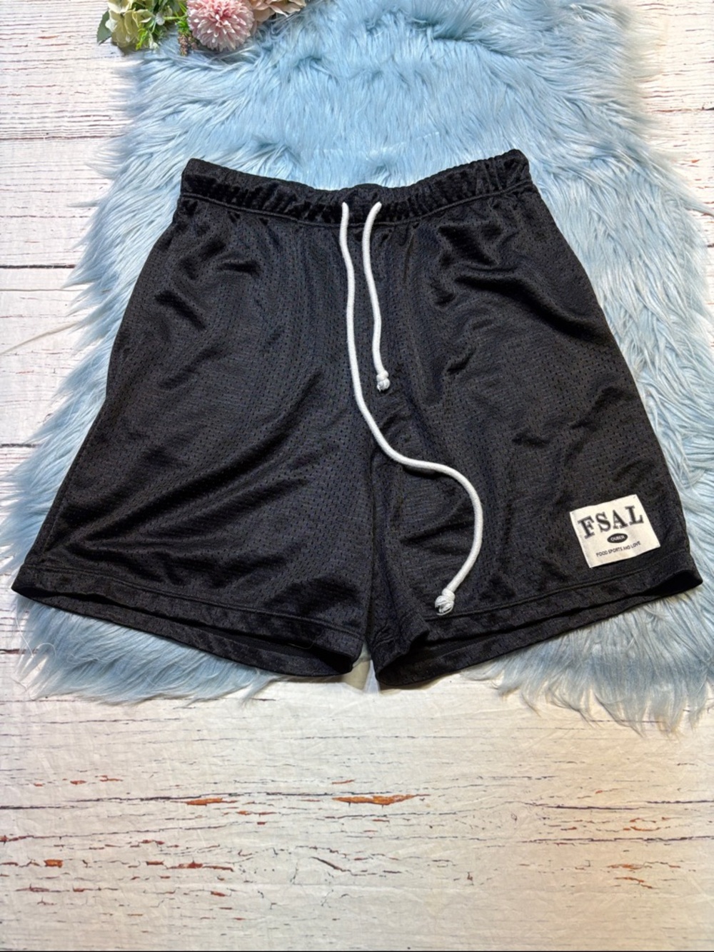 Ouber Gym Mesh Black Gym Shorts sz S